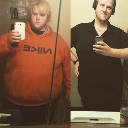 Shane Whalley posts the details of his weight loss journey on his Tik Tok account.